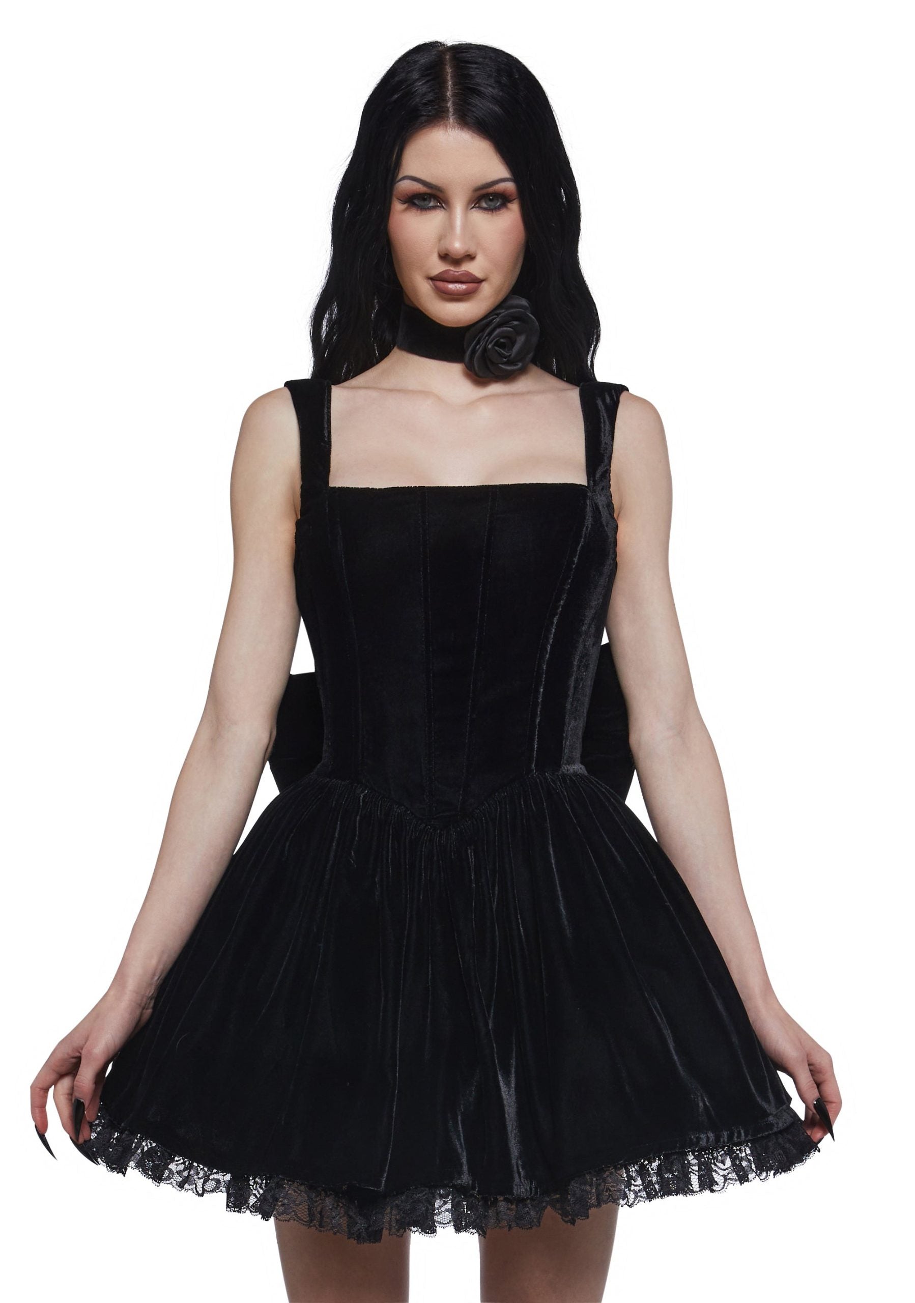 Radiant Occasions Corset Dress – Black