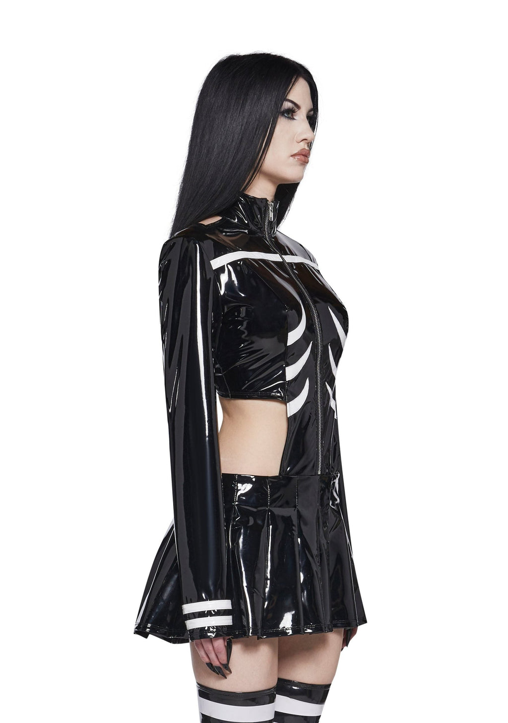 Kaneki Cosplay Mini Dress And Legwarmer Set