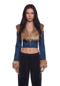 Covet Moto Jacket – Denim