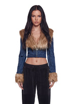 Covet Moto Jacket – Denim