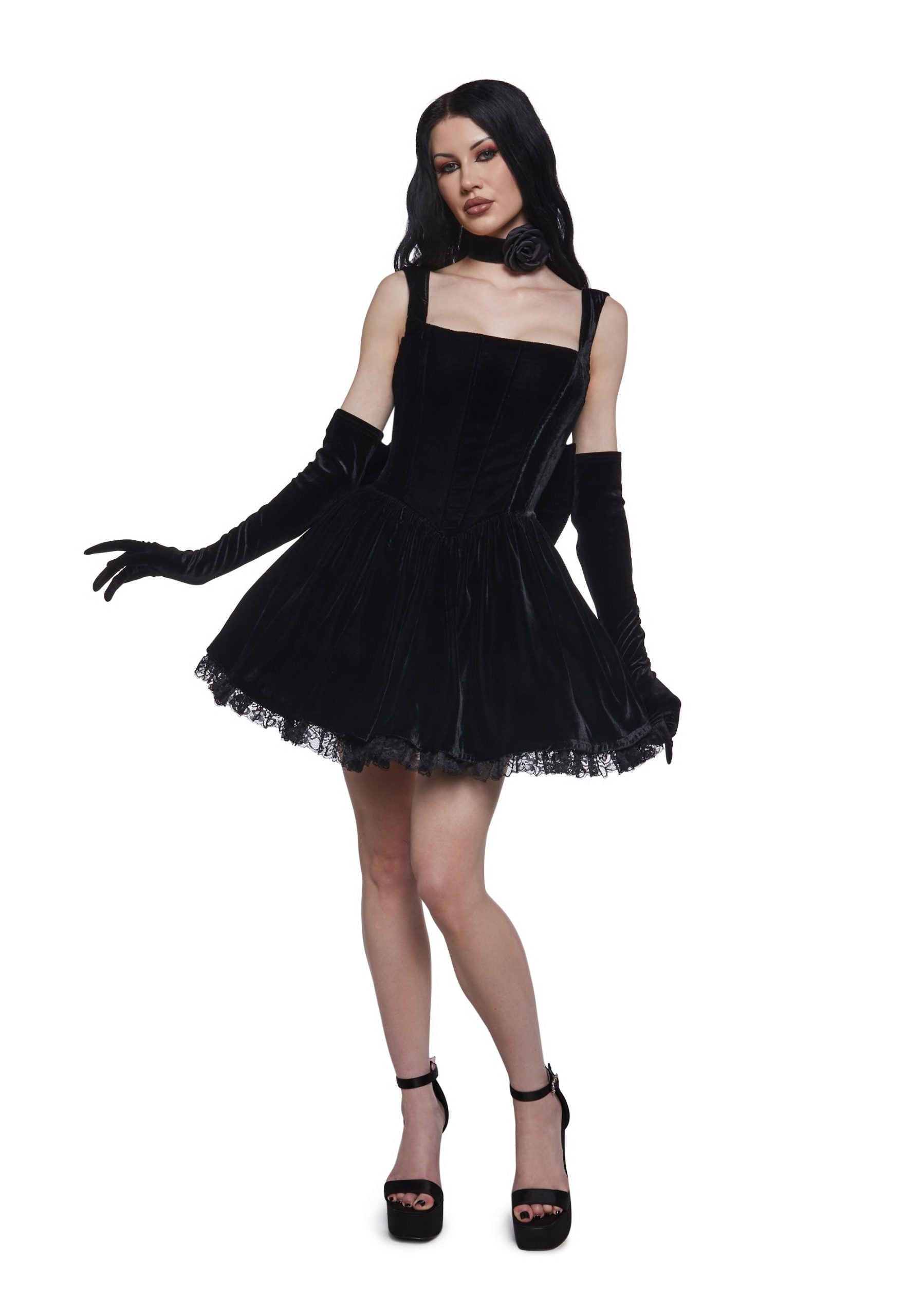 Radiant Occasions Corset Dress – Black