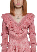 Dusk Dancer Lace Romper