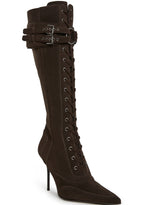 Total Bewitcher Lace-Up Boots – Brown