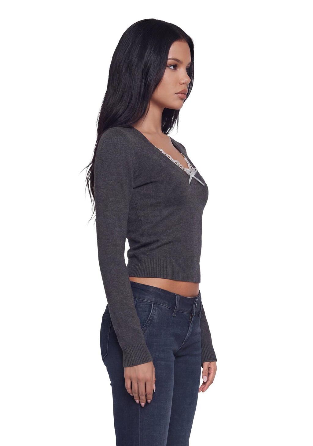 Pretty And Petty Long Sleeve Top