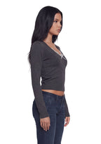 Pretty And Petty Long Sleeve Top