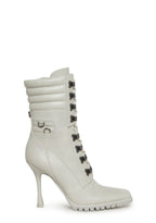 Future Frenemy Heeled Booties – White