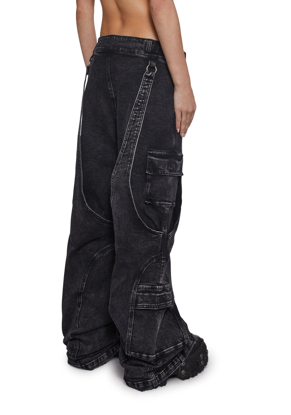 Warp Cargo Wide Leg Pants