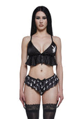 Flutter Bunny 2-Piece Lounge Set – Black