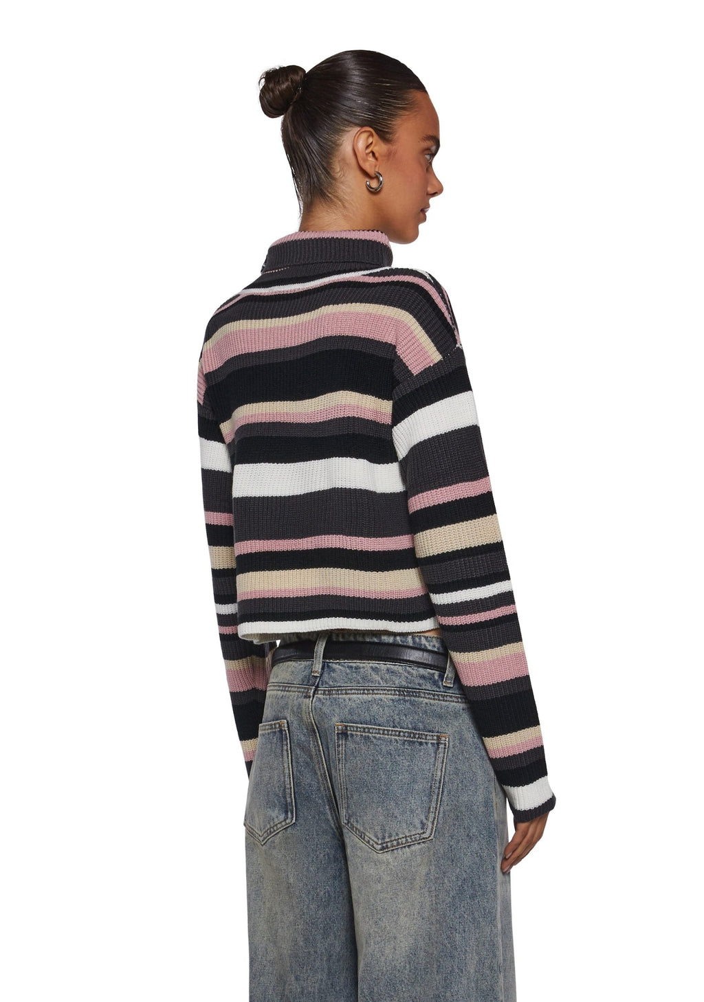 Cool Breeze Turtleneck Sweater – Pink