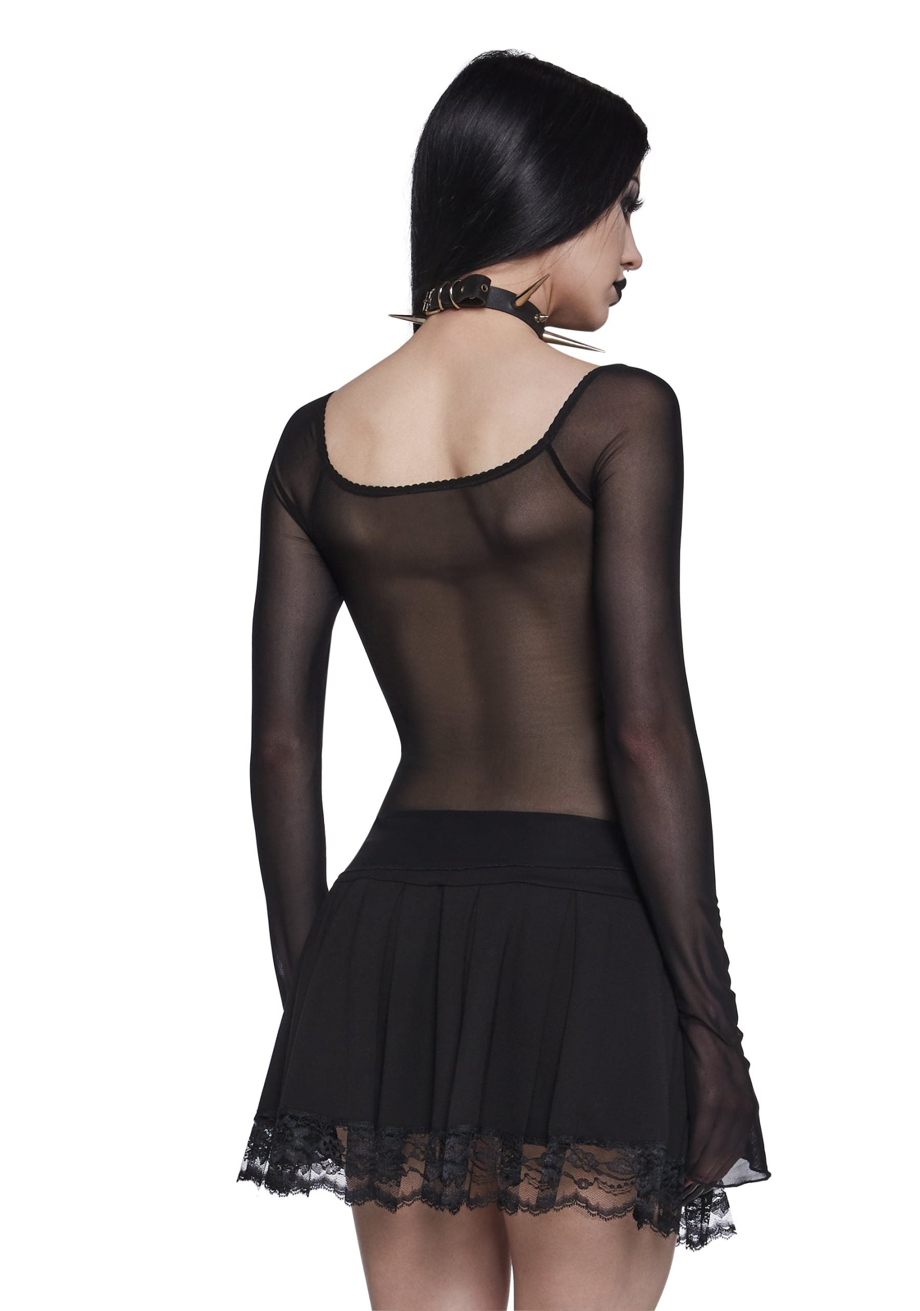 Malice Mesh Long Sleeve Top