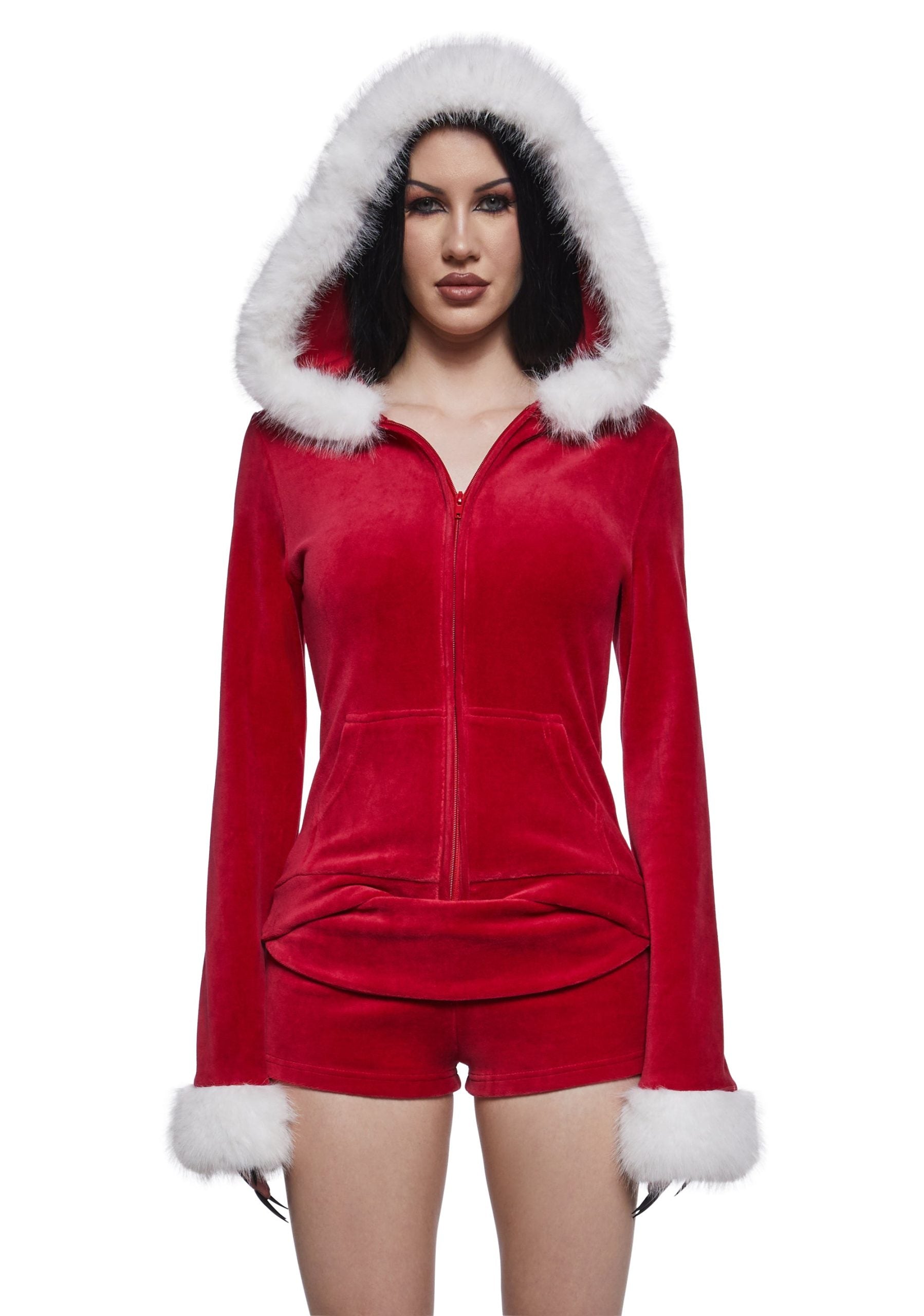 Sleigh Bell Sweatheart Shorts Set