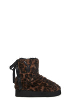 Leopard Faux Fur Booties