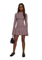 Cafe Reverie Mini Dress – Purple