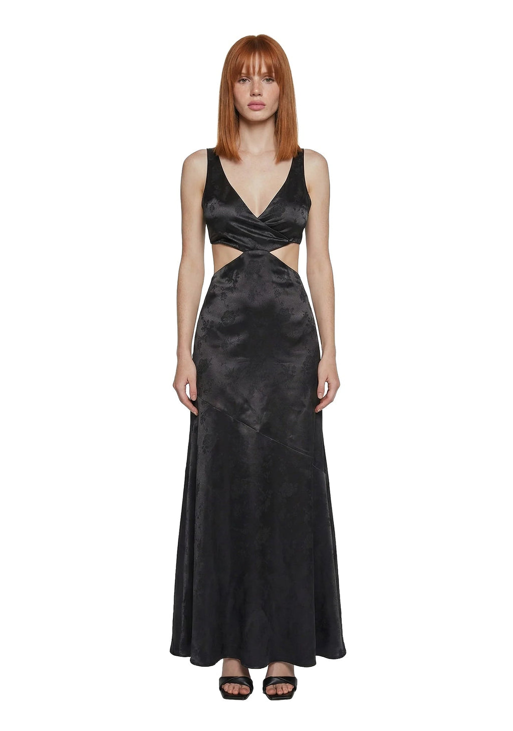 Silken Steps Cut Out Dress
