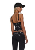 Ciska Brass Knuckle Crop Tank Top