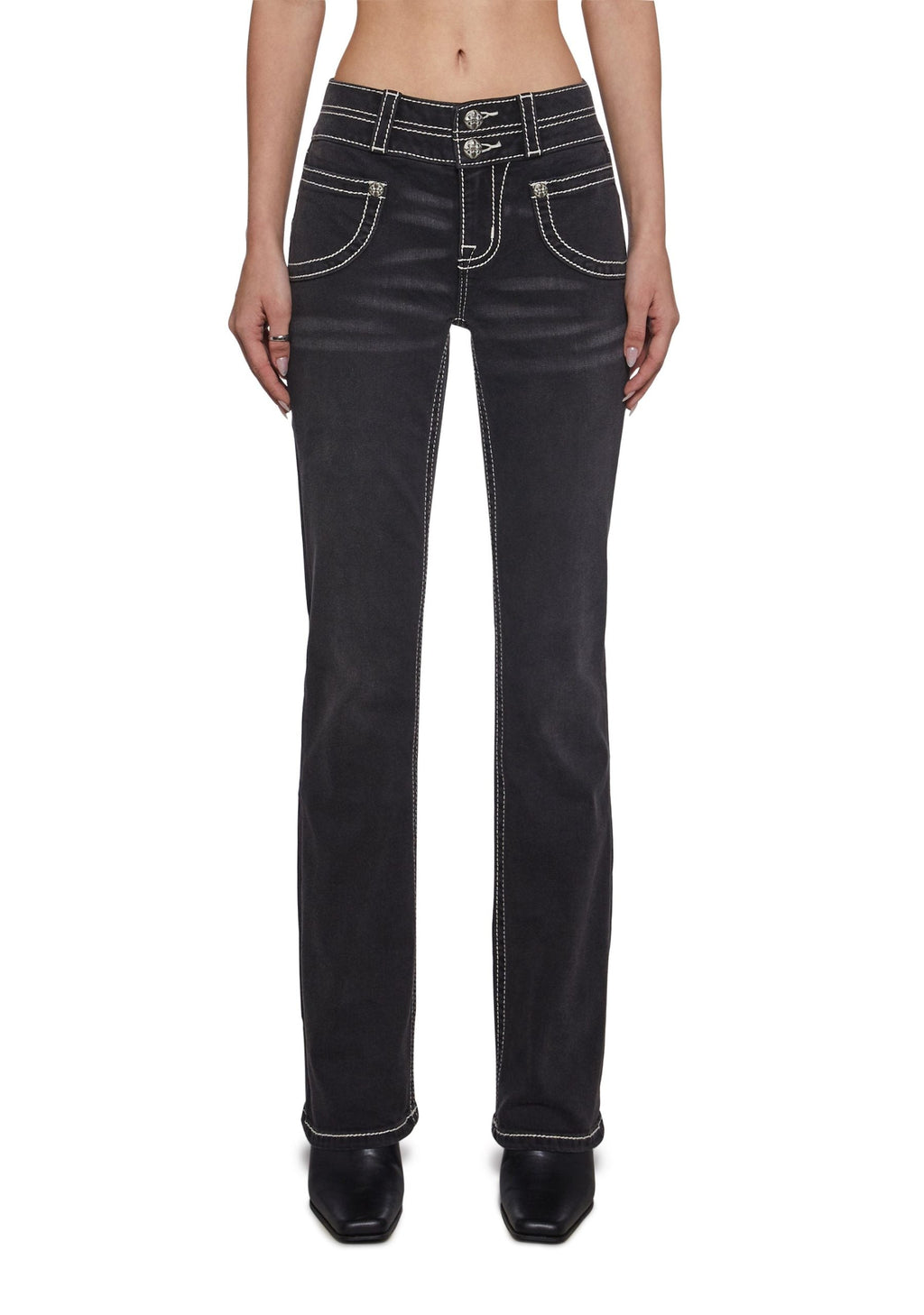 32″ Mid Rise Boot Jeans