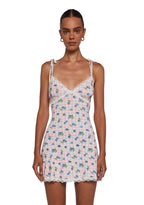 Sweet Sunset Mini Dress – Blue