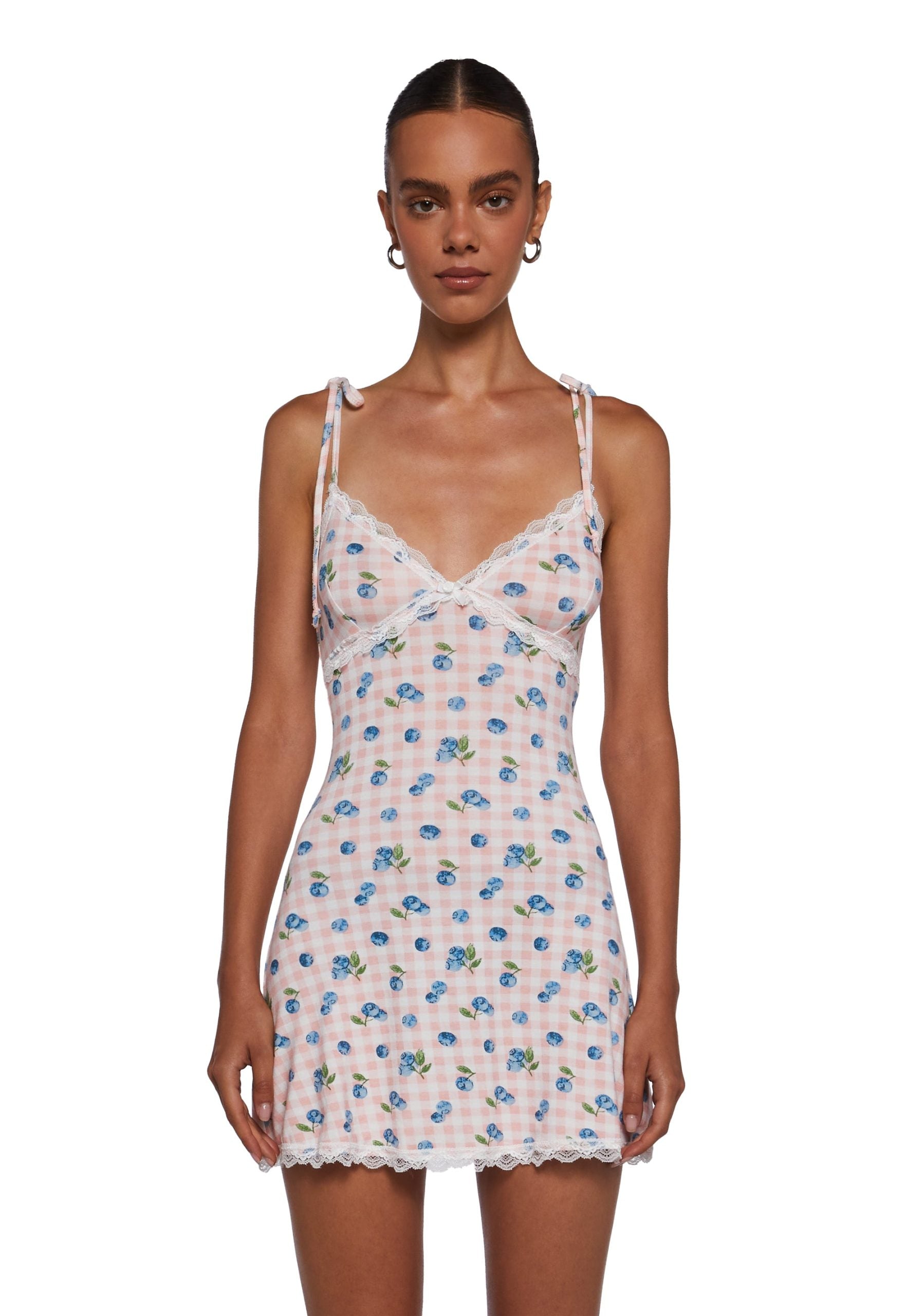 Sweet Sunset Mini Dress – Blue