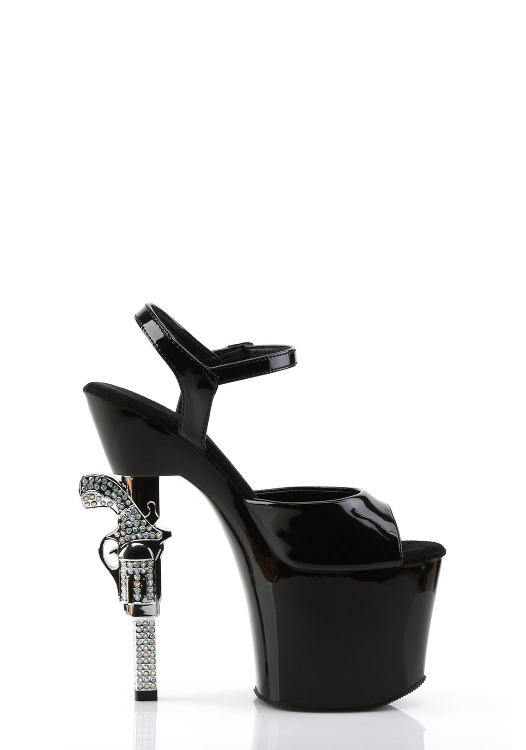 Revolver-709 Gun Heels – Black