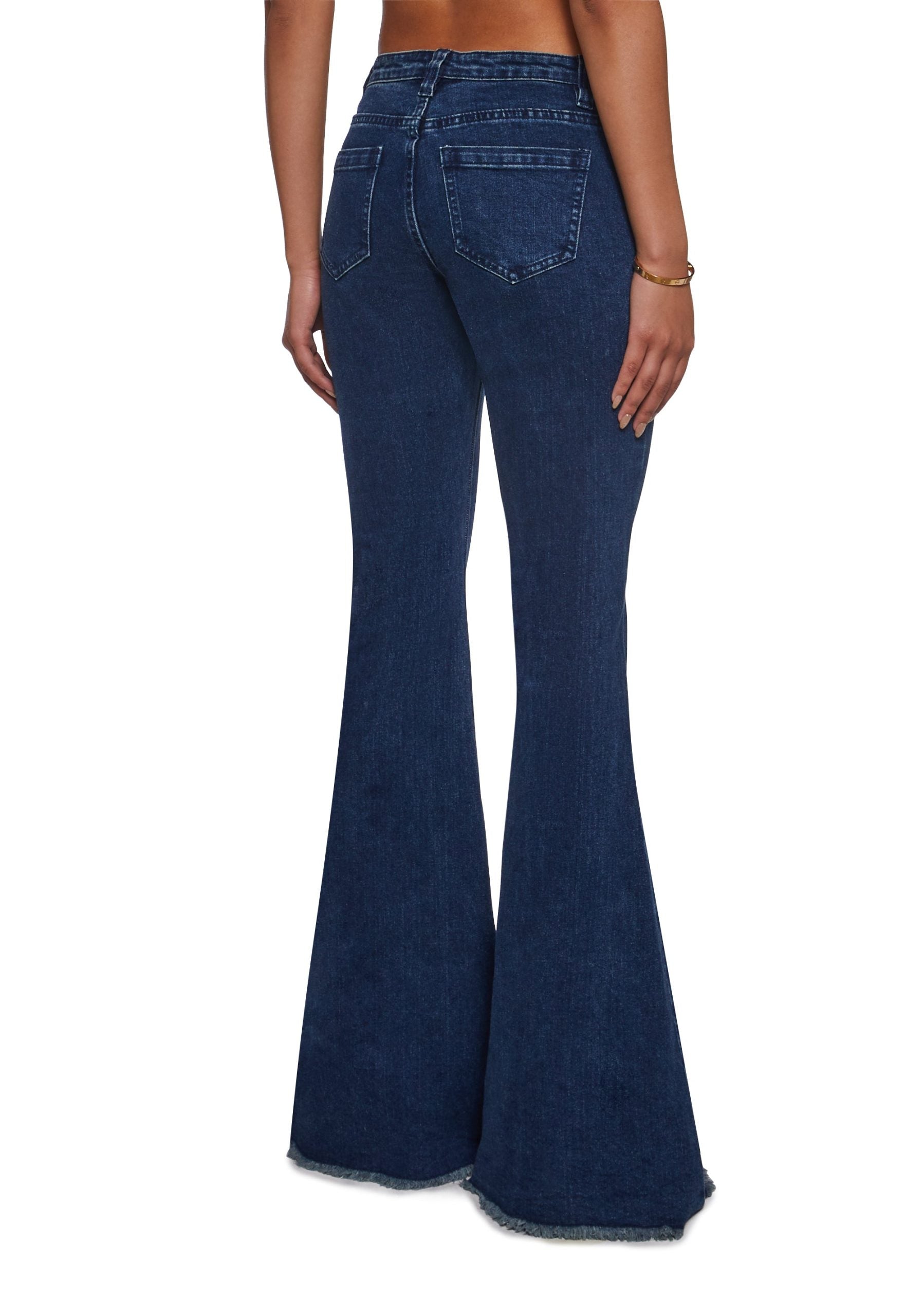 Wild Wanderer Flare Jeans – Blue