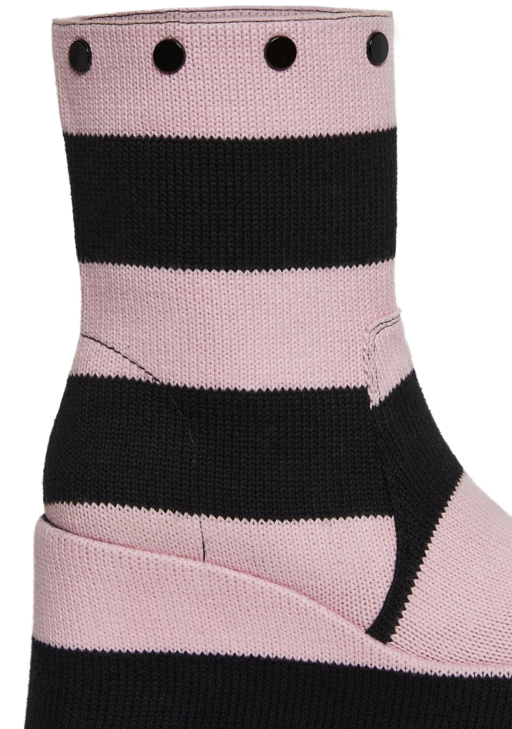 Snuggle Lifestyle Platform Boots – Striped