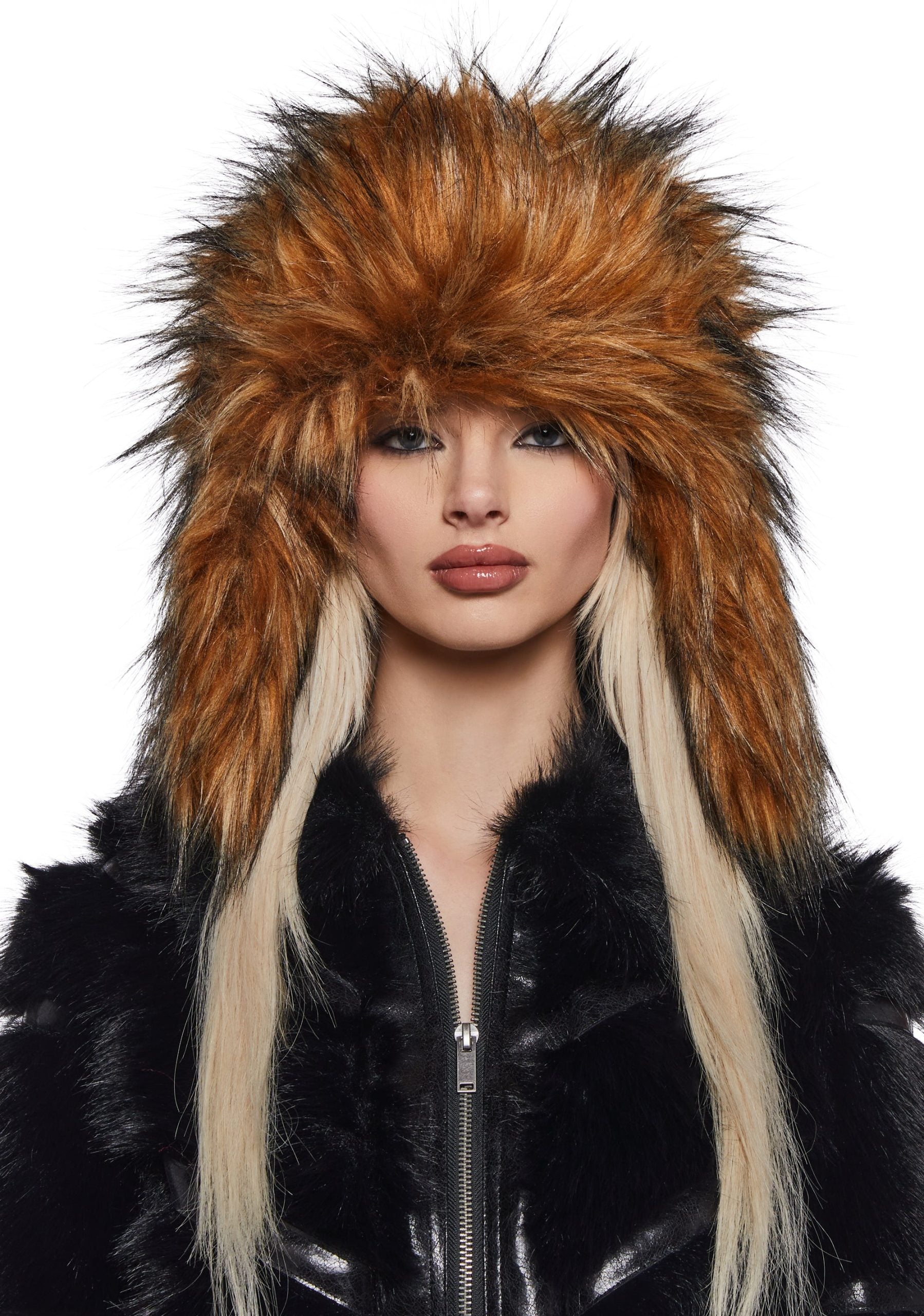 Aura Faux Fur Trapper Hat – Brown