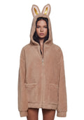 Labubu Sherpa Jacket – Beige