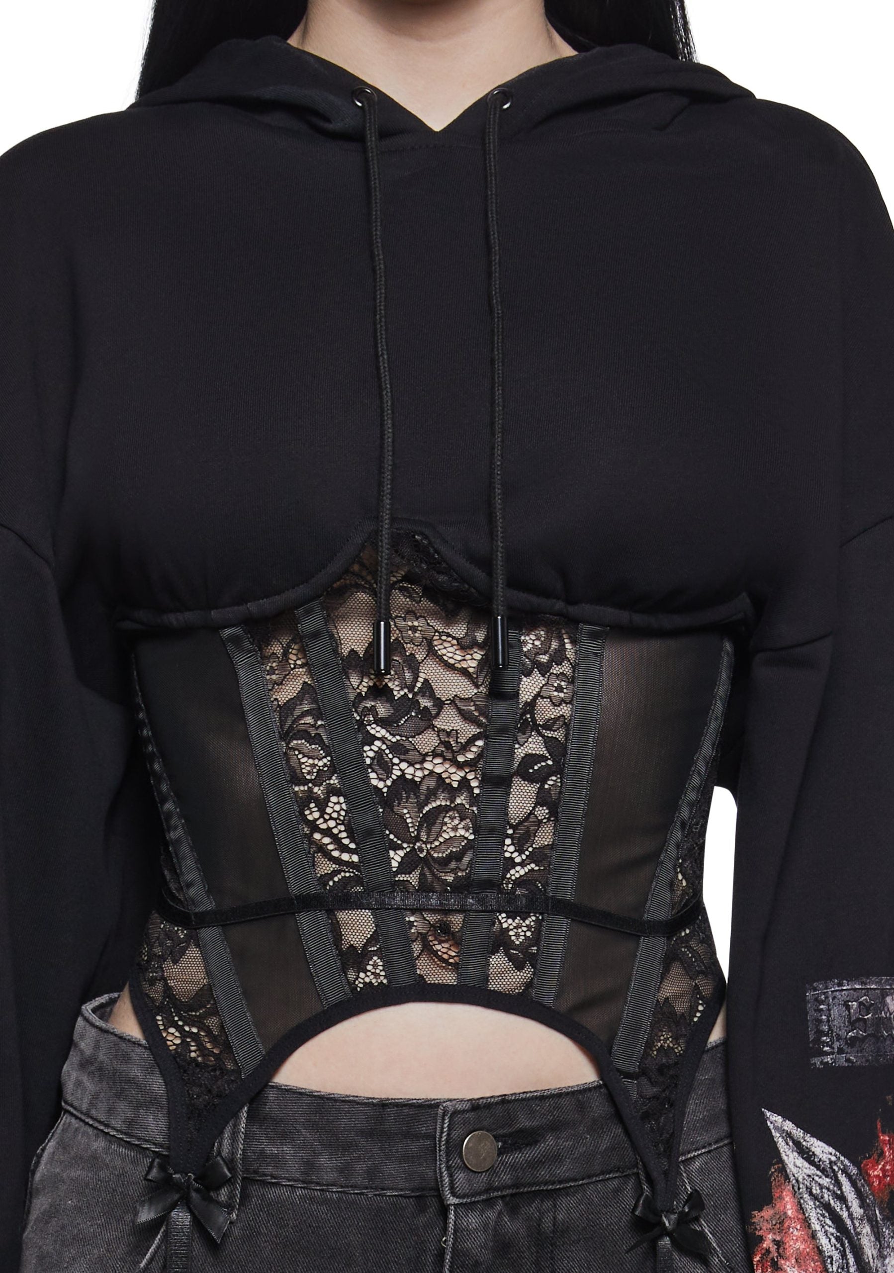 Rockstar Corset Hoodie