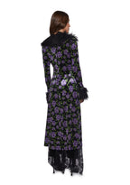 Floral Velvet Duster