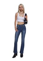 30″ Mid Rise Denim Boot Jeans