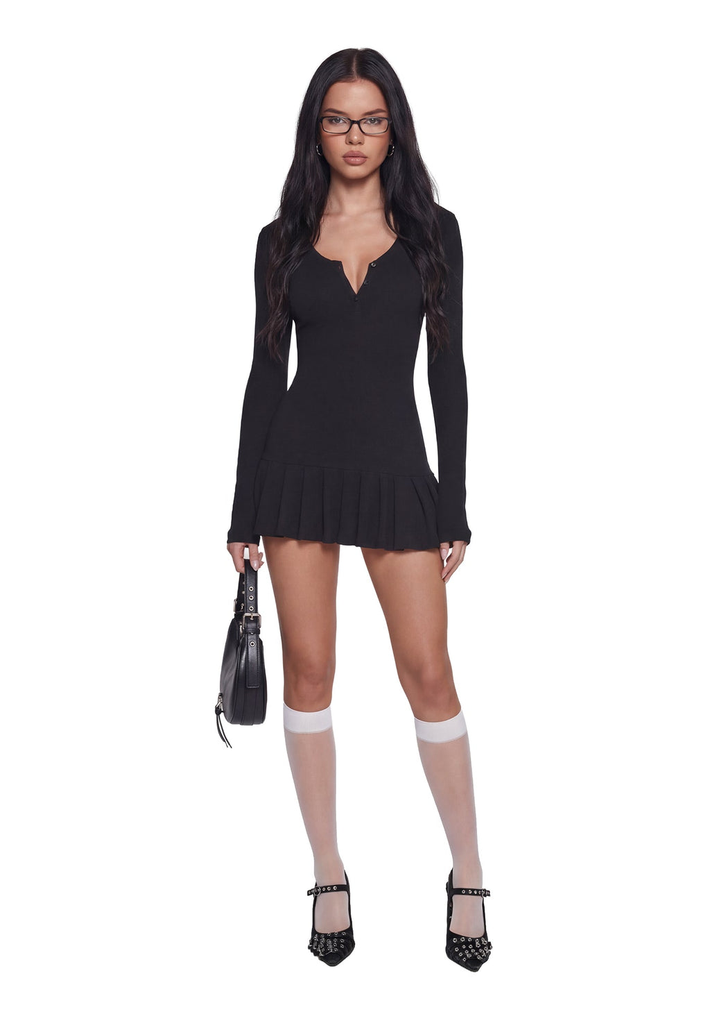 Class Dismissed Mini Dress – Black