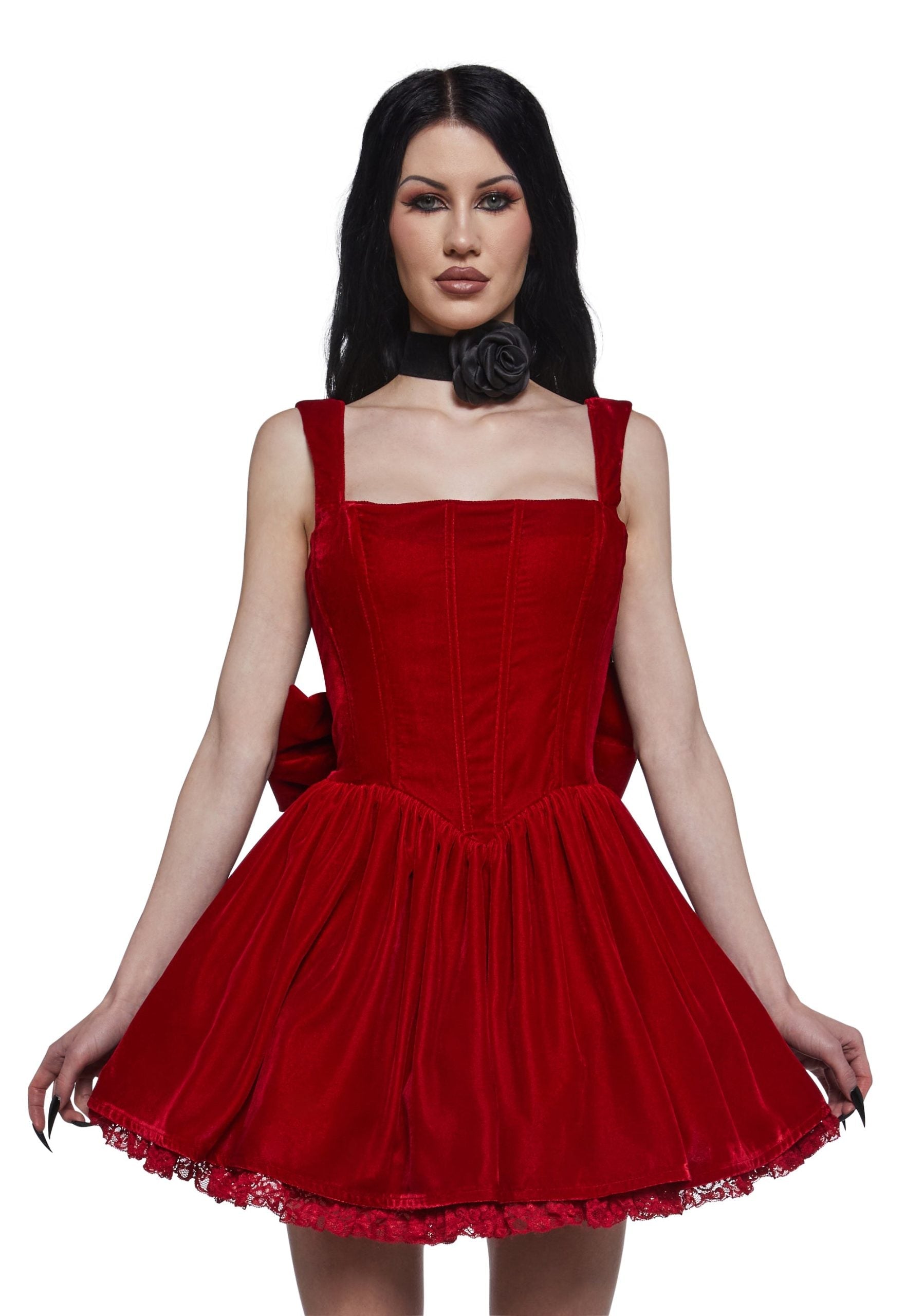 Radiant Occasions Corset Dress – Red