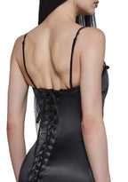 Loyal Maneater Midi Dress – Black
