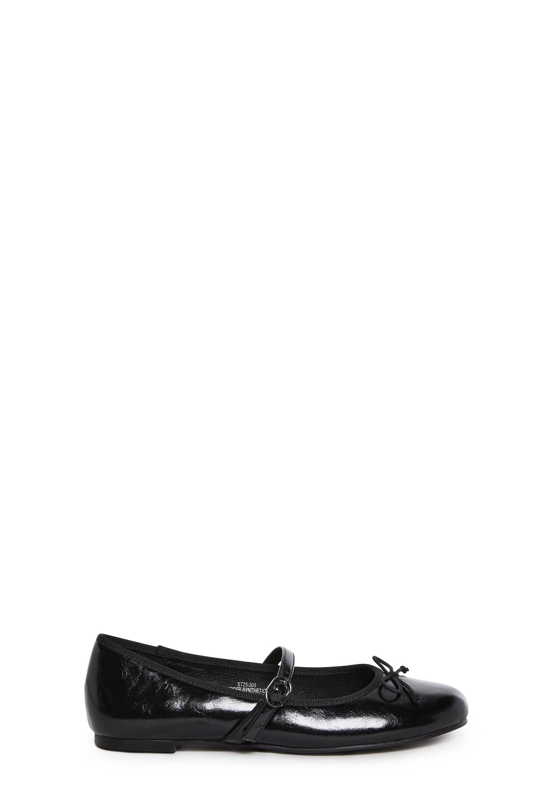 Woven Love Ballet Flats – Black
