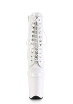 Flamingo-1020 Platform Ankle Boots-White
