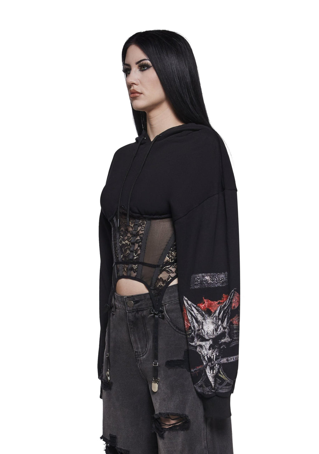 Rockstar Corset Hoodie