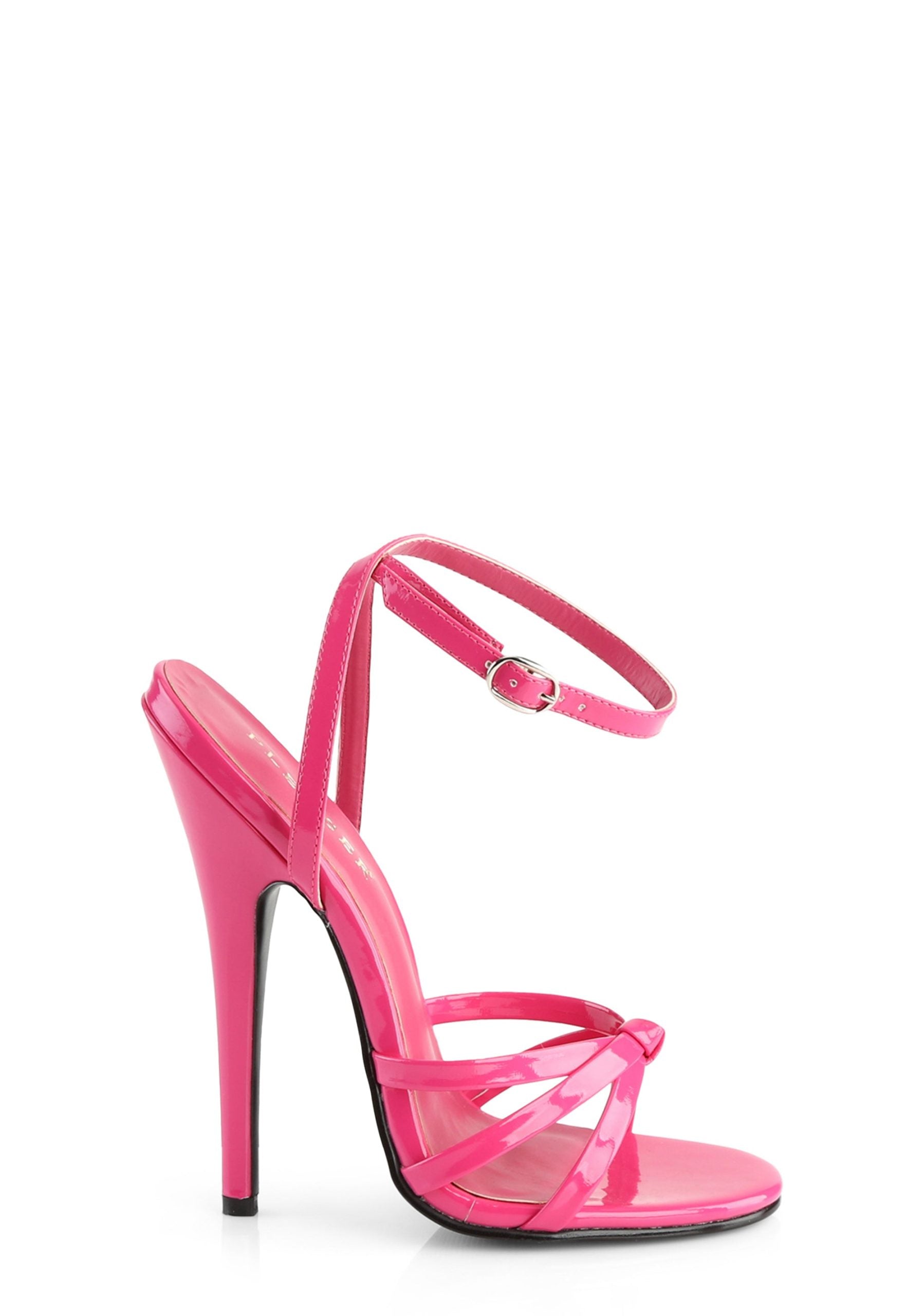 Domina-108 Wrap Heels – Pink