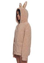 Labubu Sherpa Jacket – Beige