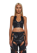 Moto Dickini Top – Black