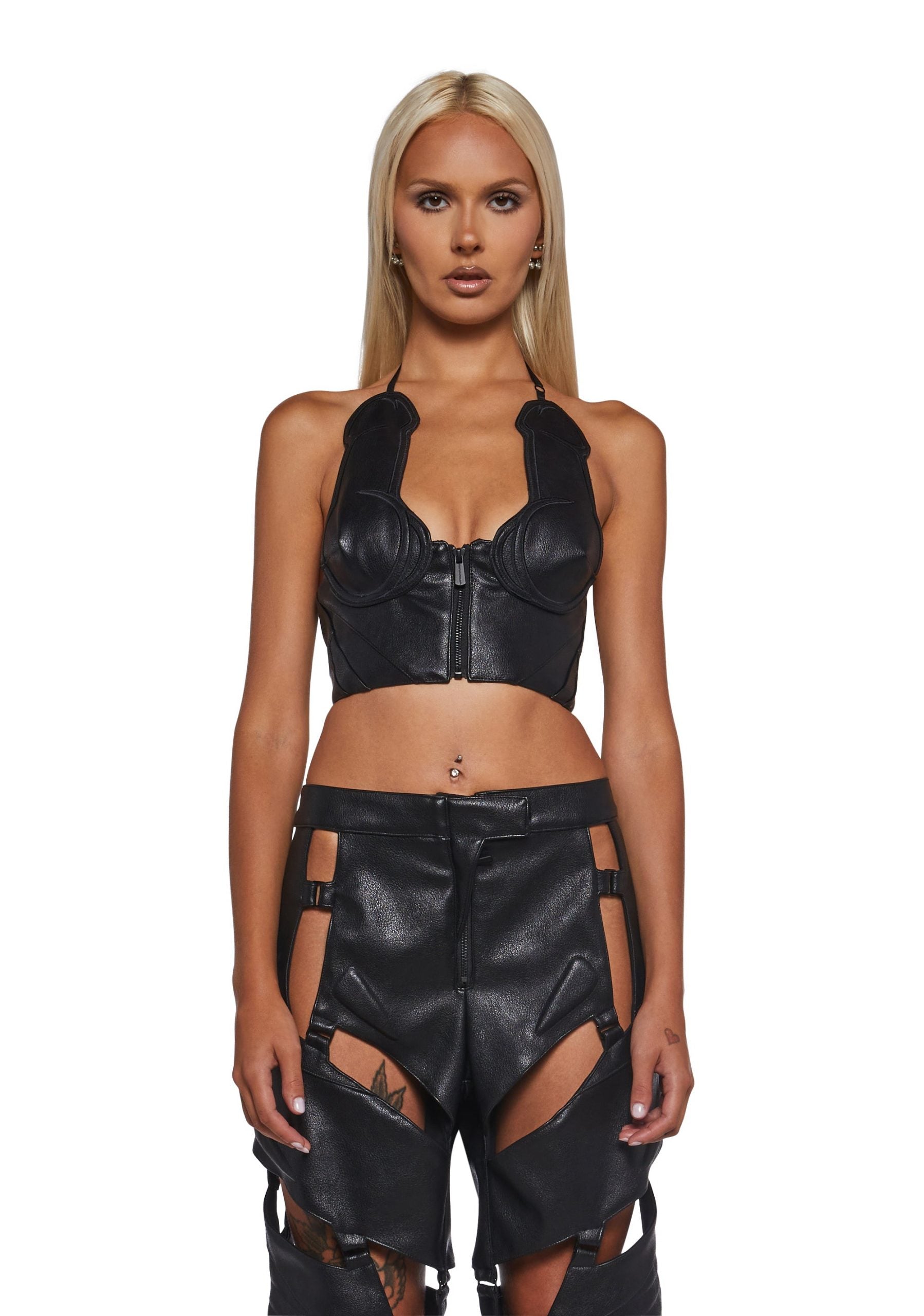 Moto Dickini Top – Black