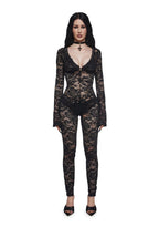 Floral Lace Catsuit