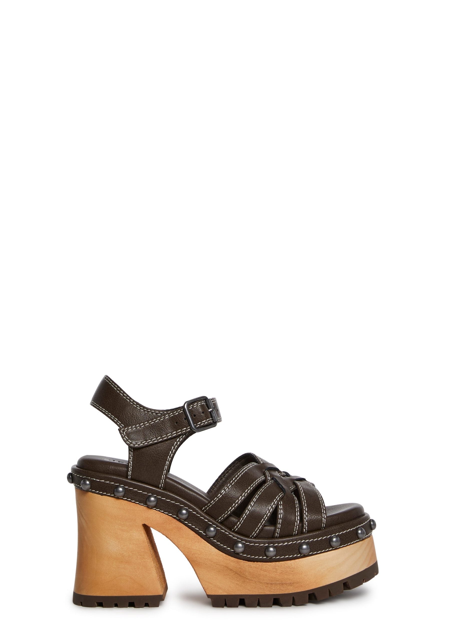 Crush Promises Platform Sandals – Brown