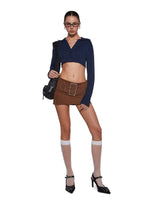 Share Notes Cable Knit Sweater