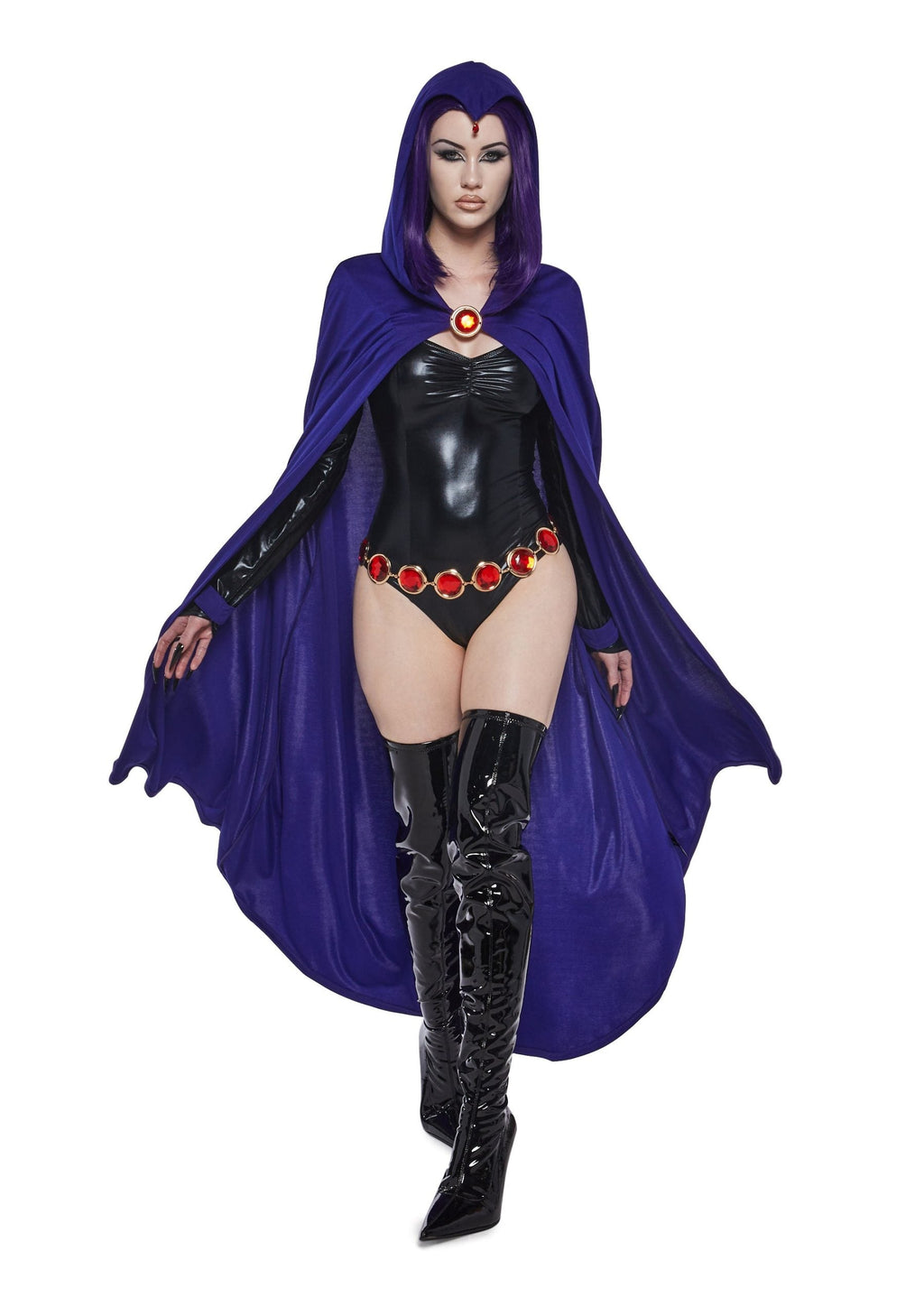 Empath Teen Hero Costume And Wig Set