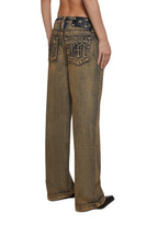30″ High Rise Slim Wide Jeans