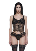 Lace Essentials Lace Cami Set – Black