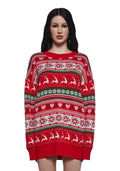 Snowy Soiree Oversized Sweater