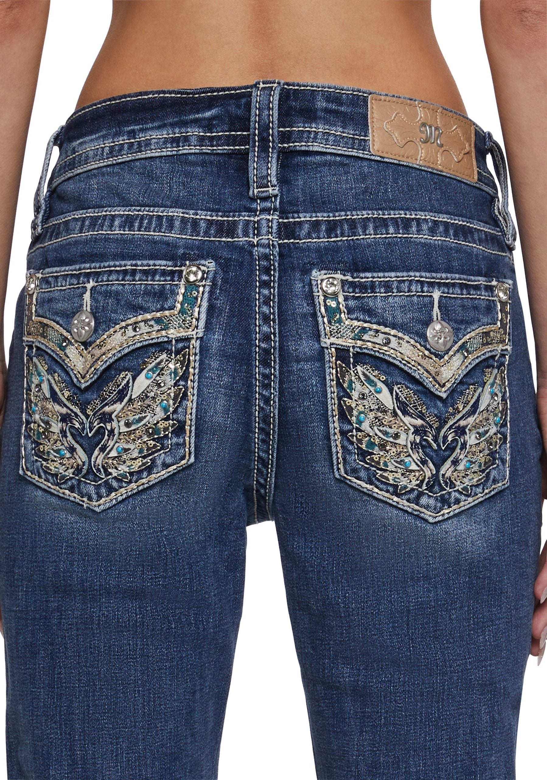 32″ Mid Rise Boot Denim Jeans