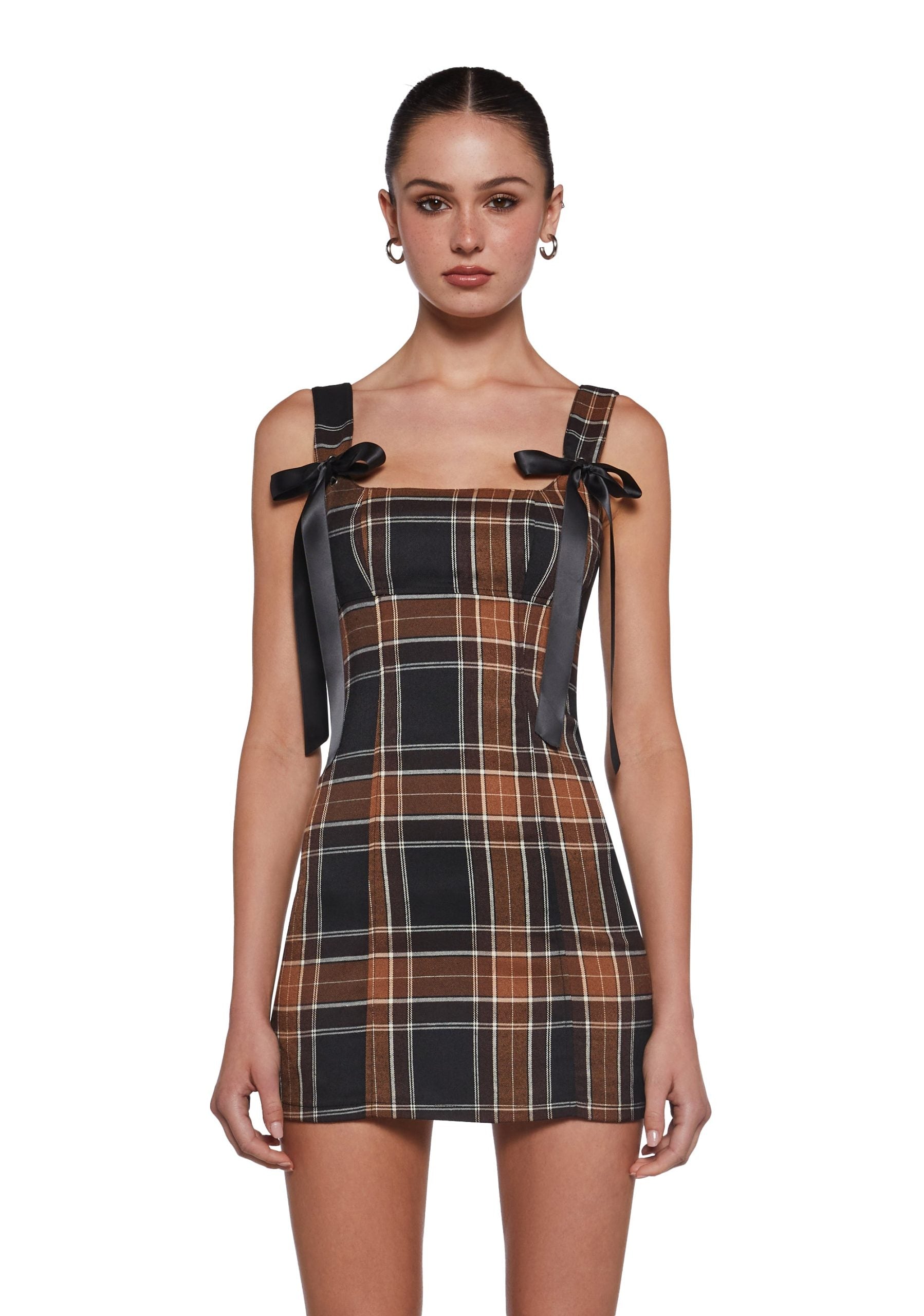 Pixie Stardust Mini Dress – Plaid