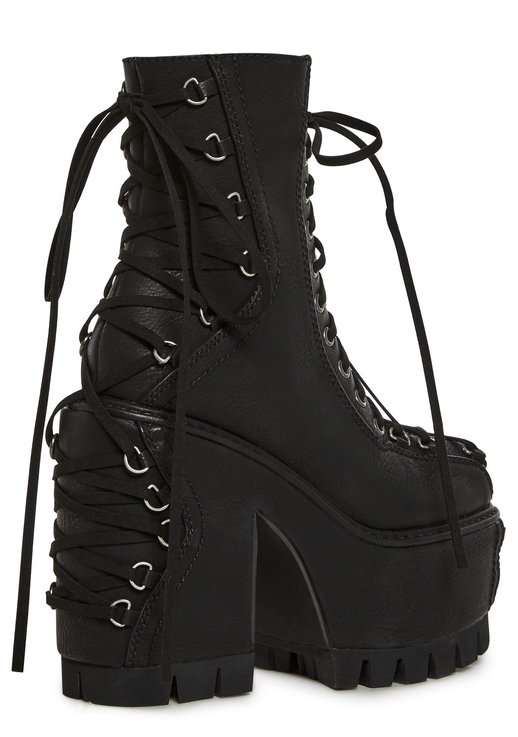 Woodland Lucid Dream Corset Boots – Black